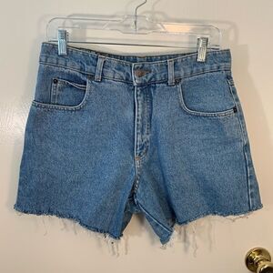 New man EUC high waisted cutoff jean shorts Size 30